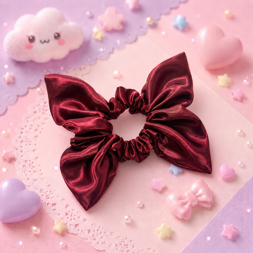 Butterfly Scrunchie - Merlot