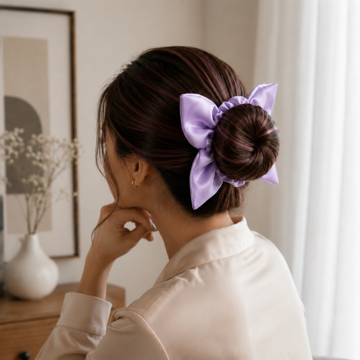 Butterfly Scrunchie - Lavender