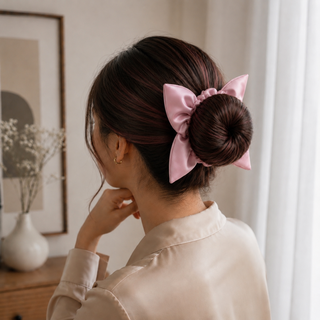 Butterfly Scrunchie - Blush